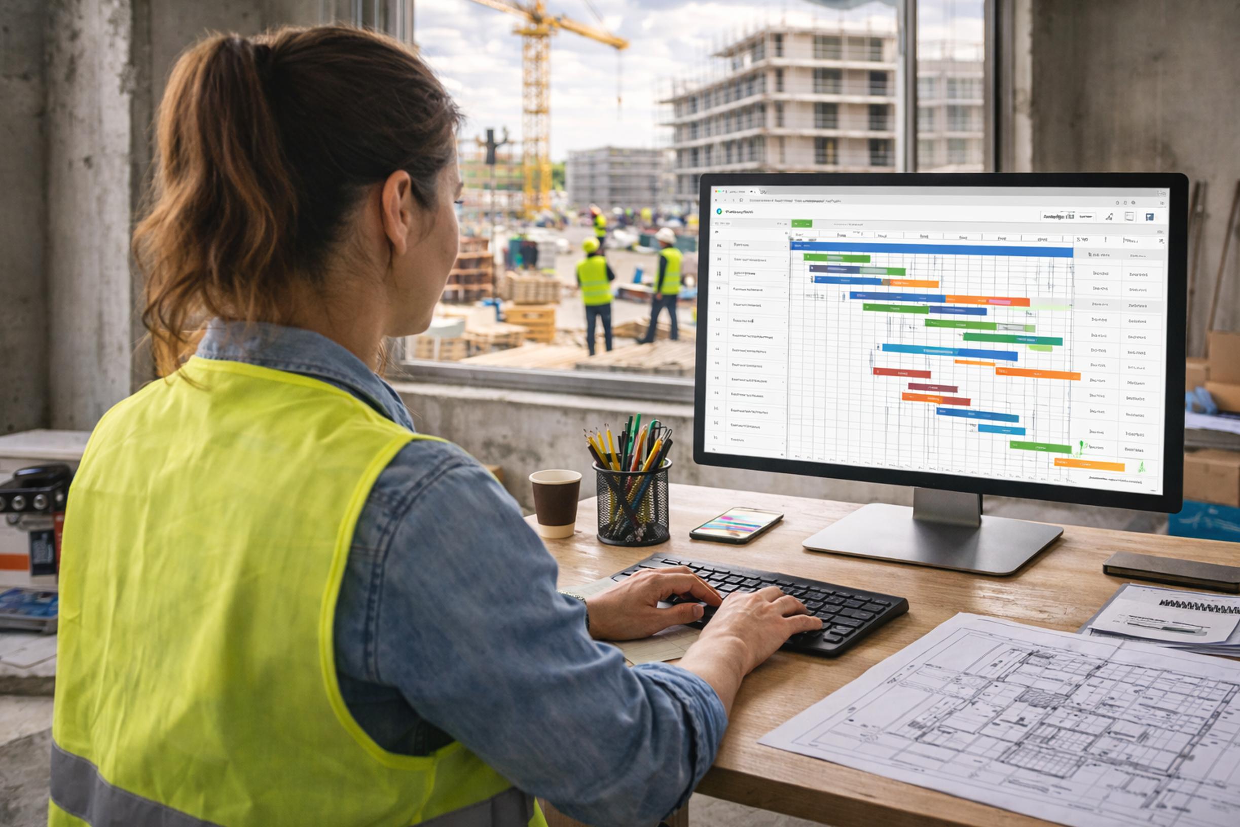 Construction planning and project progress monitoring